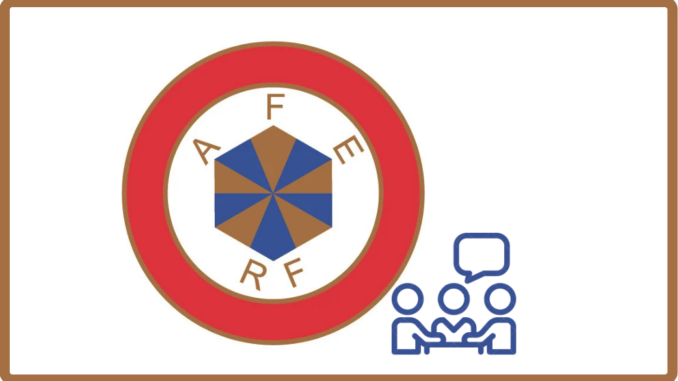 Logo Réunion avec Assemblée des Français de l'Étranger