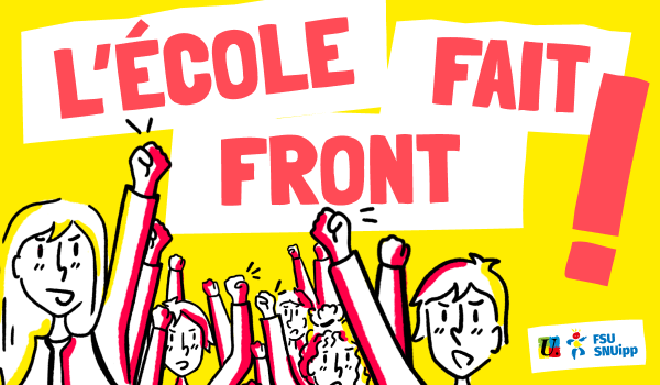 Visuel L'école fait front